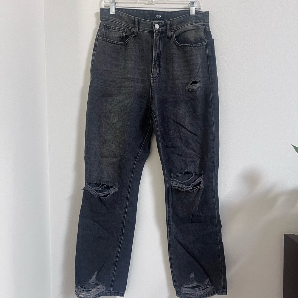 JBD Distressed Black Jeans